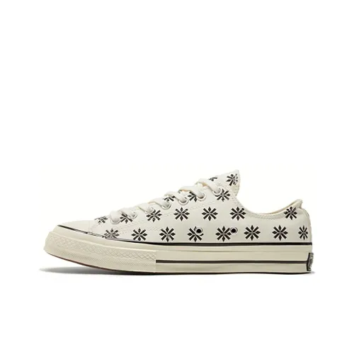 Converse 1970s Chuck Taylor All Star Low Top Кеды Унисекс Белый Черный