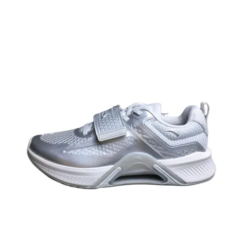 ANTA Амортизация Износостойкие Низкие Кроссовки для Тренировок Мужские Серебряные