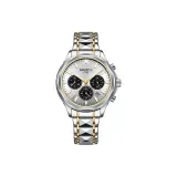 2608 Золото-белый циферблат, стальной браслет