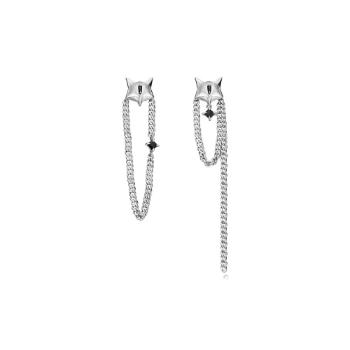 TEEX Синтетический Кубический Цирконий Стразы Серьги Серебро Унисекс