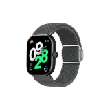 Магнитная застежка Slide, ткань, вязаный ремешок - космический серый