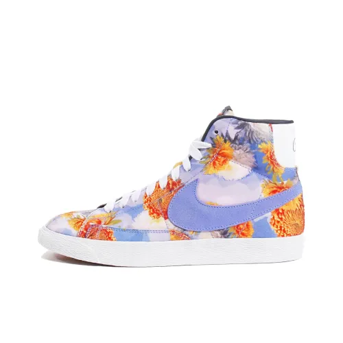 nike Blazer PRM Vntg QS 'Чикаго Non Slip Lightweight MID Скейтбординг Кроссовки Unisex Синий Белый