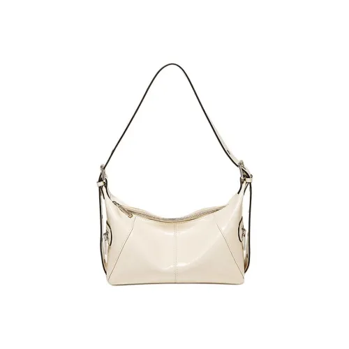 MARINO ORLANDI Сумка через плечо из коровьей кожи среднего размера женская цвет экрю