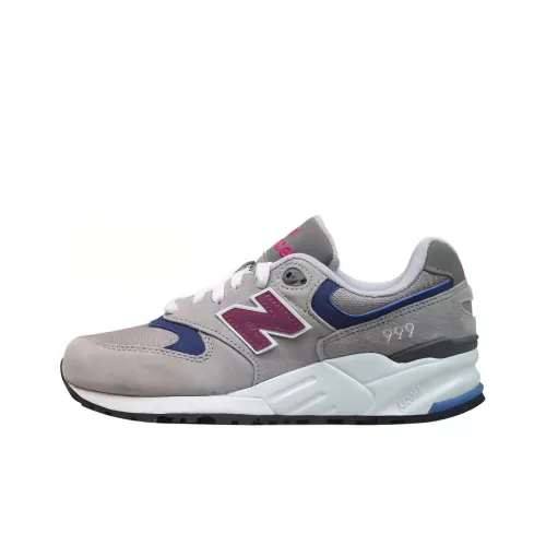 New Balance NB 999 Low Топ Марафон Беговые кроссовки Женские Серый