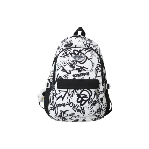 Dusen Kangaroo Нейлон Рюкзак Унисекс Трофей Позиционирование стиля Версия с буквами Медвежонок