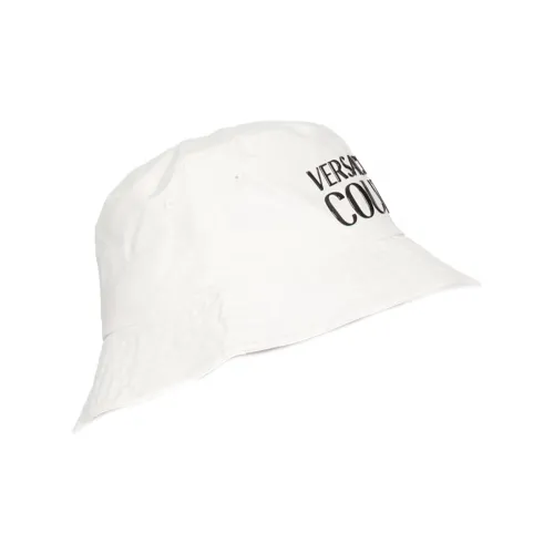 VERSACE JEANS COUTURE Мужские Белые Панамы из хлопка