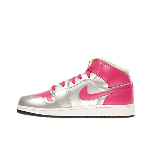 JORDAN Air Jordan 1 Детские баскетбольные кроссовки MID Топ Женские