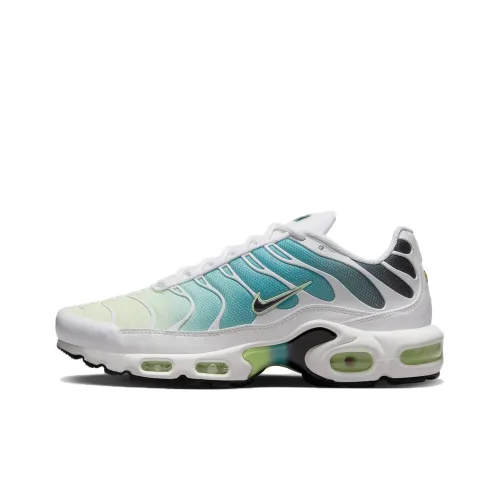 Nike Air Max Plus Амортизация Устойчивый к истиранию Дышащий Легкий Низкий Топ Повседневная обувь Женская Белый Синий