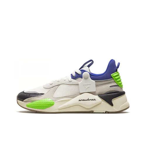 SANKUANZ X PUMA RS X Low Топ Толстоподошвенные Кроссовки Унисекс Бежевый Фиолетовый