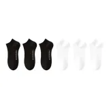 6 пар (3 черных + 3 белых)