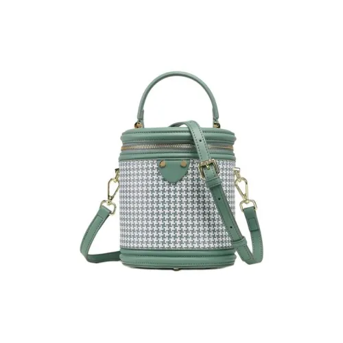 DEERE JACK Корова Спилок Сумка-ведро Сумка через плечо Сумка среднего размера Женская Гусиная лапка Зеленый