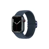 Яблоко Ткань Вязаная Ремешок - Темно-синий (Одиночный ремешок)