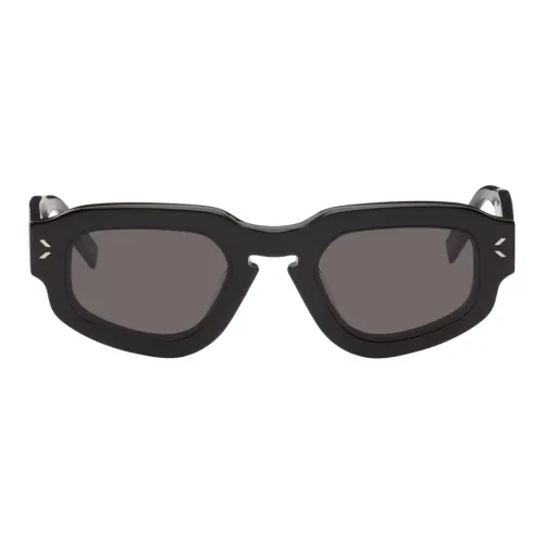 McQ Alexander McQueen Нерегулярная форма Солнцезащитные очки Женские Черный