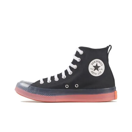 Converse Chuck Taylor All Star C Износостойкий и Легкий Высокий Топ Кеды Унисекс Черный и Оранжевый