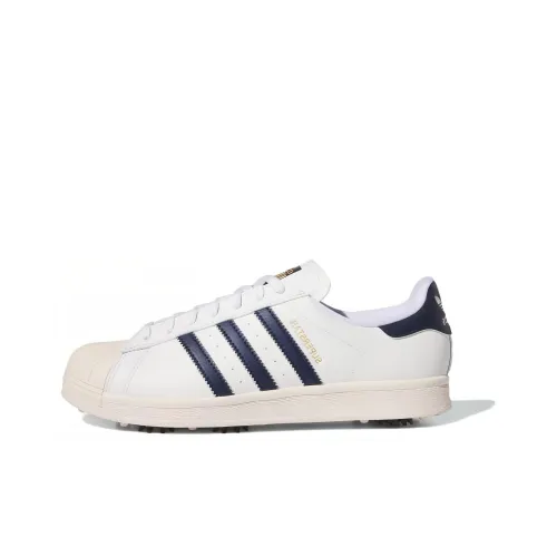 Adidas Originals Superstar Series Low Топ Обувь для гольфа Унисекс Белый Синий
