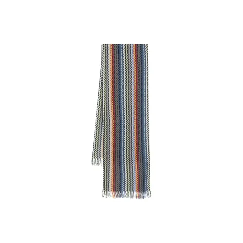 MISSONI Cotton Knit Шарфы Мужской Серый