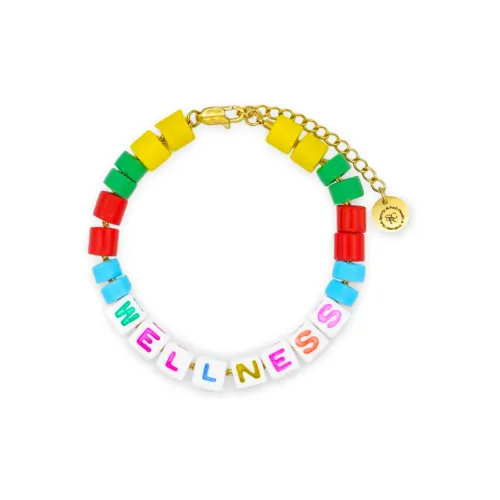 SPORTY RICH Стальной Пластик Браслеты Женские Многоцветный