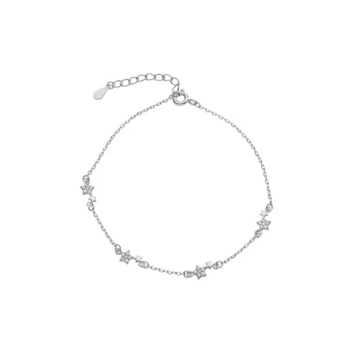 JKEM Браслеты из сплава с цирконием женские розовое золото серебро