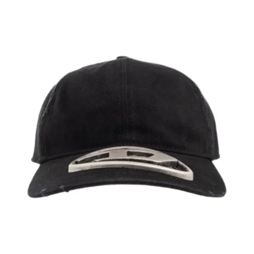 DIESEL Хлопок Бейсболки Мужские Черные