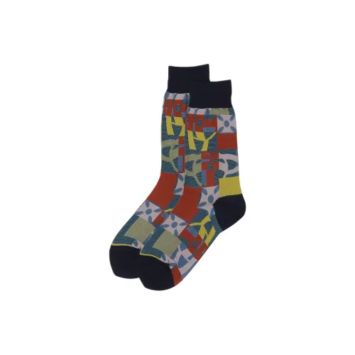 Vivienne Westwood Морской синий Женские MID Носки до икры