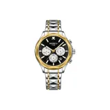 2608 Двухтонный Черный Циферблат Стальной Браслет