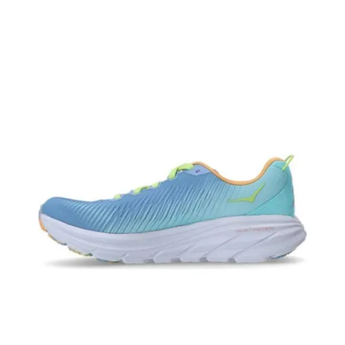 HOKA ONE ONE Rincon 3 Амортизирующие подошва Противоскользящие устойчивые к истиранию Низкий топ Беговые кроссовки Женские Синие