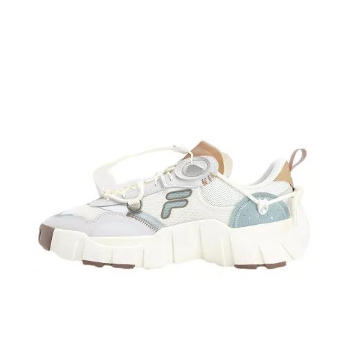 FILA FUSION BONE Низкий Топ Casual Мужской Белый Серый