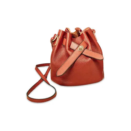 LOVEBIRD Сумка-ведро из натуральной коровьей кожи сумка через плечо стандартная женская карамельного цвета