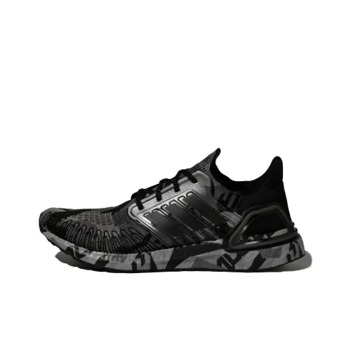 Adidas ULT Шокабсорберы Противоскользящие Устойчивые к истиранию Низкий Топ Марафон Беговые кроссовки Унисекс Серый Черный