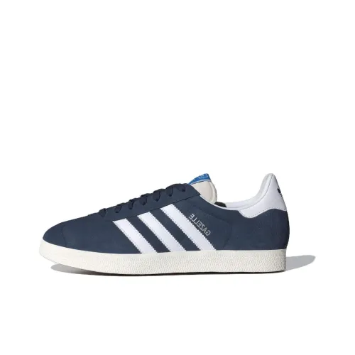 Adidas Originals Gazelle Low Топ Скейтборд Кроссовки Унисекс Морской Синий
