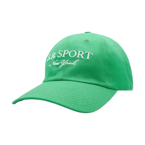 SPORTY RICH Хлопковые кепки Женские Зеленые