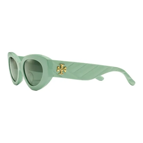 TORY BURCH Ацетат OVAL SUNGLASSES Унисекс Зеленый