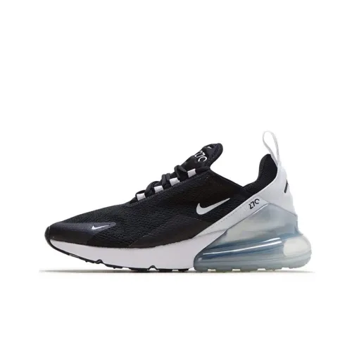 Nike Air Max 270 Low Топ Повседневные Беговые Кроссовки Женские Черный Белый