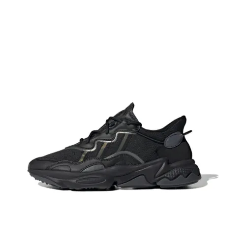 Adidas Originals Ozweego Амортизация Противоскользящий Дышащий Баланс Низкий Топ Повседневная обувь Мужская Черная