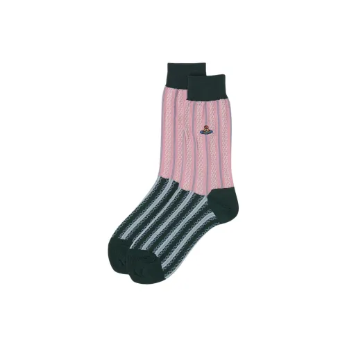 Vivienne Westwood Розовые Женские Носки MID до икры