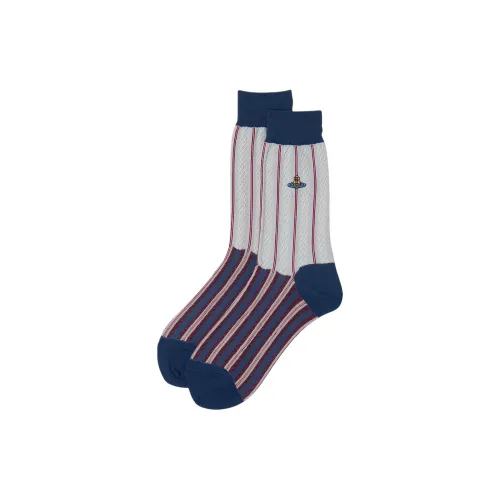 Vivienne Westwood Синие Женские Носки MID до икры