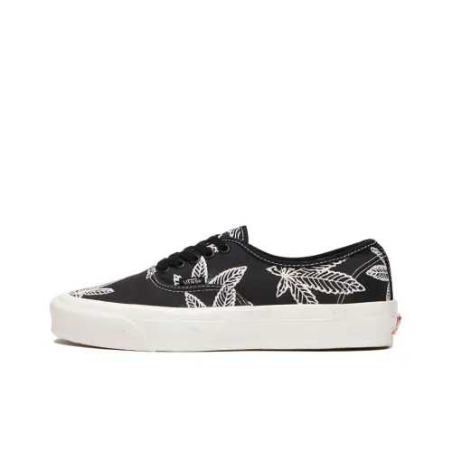 VANS Authentic L Low Top Скейтборд Кроссовки Unisex Черный Белый