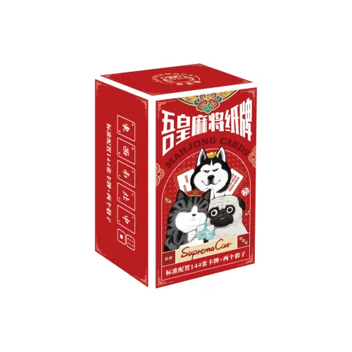 QCF Collaborative EMPEROR EDITION Маджонг Портативный Бумага Керамика Poker Карта Бумажный маджонг