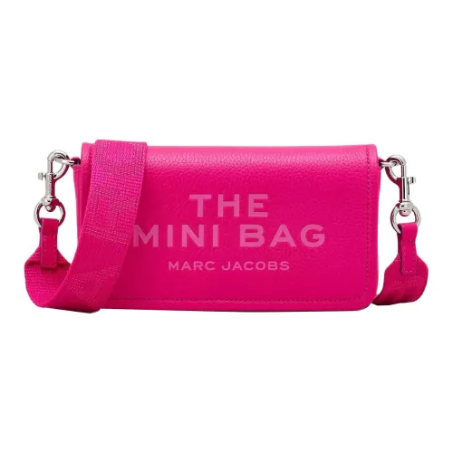 MARC JACOBS Full GRAIN LEATHER Сумка через плечо Мини Женская Ярко-розовая