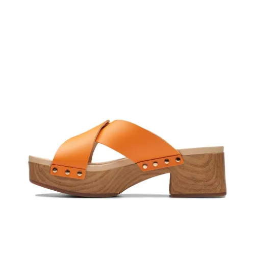 Clarks Слипоны Апельсин Женские