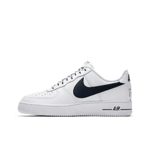 Nike Air Force 1 NBA Нелипкий Легкий Низкий Топ Скейтбординг Кроссовки Мужские Белый Черный