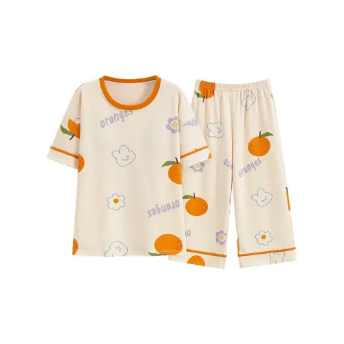 JinShaLa Pajama Комплект Женский Желтый