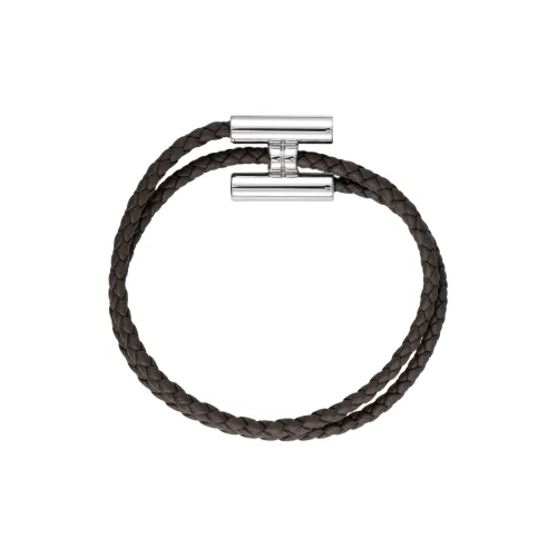 HERMES Браслеты Серый Серебряный Мужской