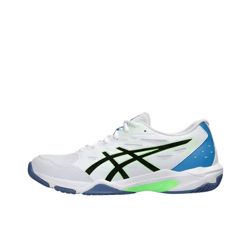 ASICS Гель Rocket 11 Дышащие Низкие Кроссовки для тренировок Мужские Синие Белые