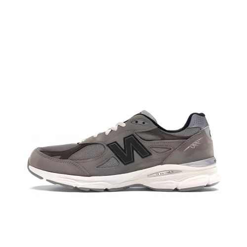 New Balance NB 990 V3 Low Топ Беговые кроссовки Мужской Серый Черный
