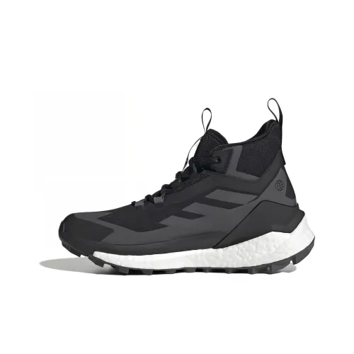 adidas Terrex FREE HIKER Gore TEX 2,0 Амортизация Износостойкий MID Топ Уличная обувь Женская Черная