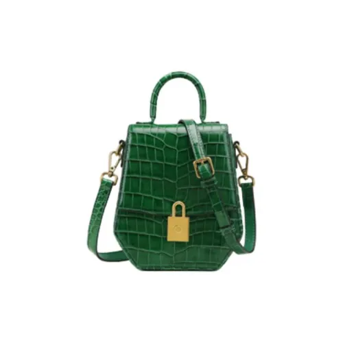 DEERE JACK Корова Спилок Портативная Сумка через плечо Сумка на плечо Мини Женская Крокодил Зеленая