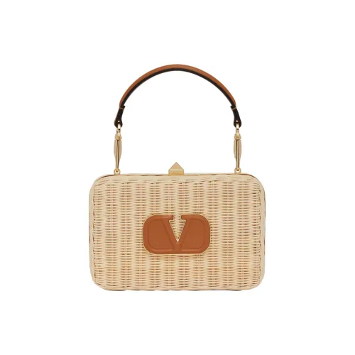 Valentino Garavani Плетеная сумка через плечо сумка для женщин бежевый