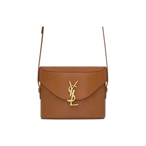 SAINT LAURENT Гладкая кожа Сумка через плечо Сумка на плечо Женская Кирпич