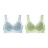 Пудрово-голубой + Кремово-зеленый